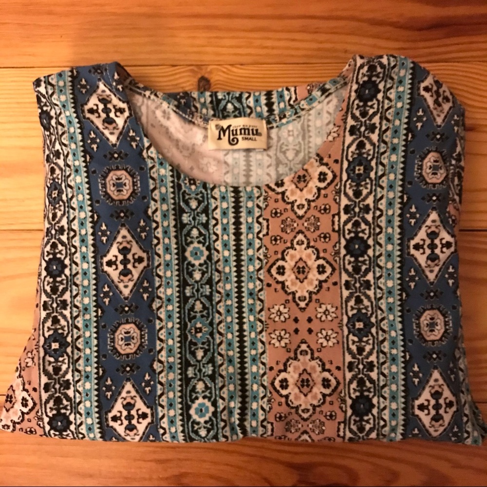 Show Me Your Mumu Pink Blue Tunic, NWT, S - Picture 13 of 13